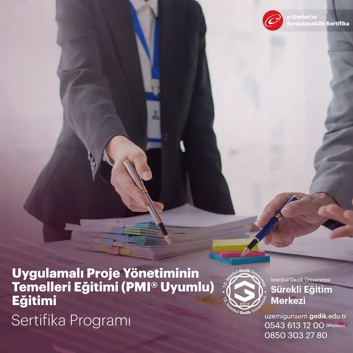 Uygulamalı Proje Yönetiminin Temelleri Eğitimi (PMI® Uyumlu) Eğitimi 